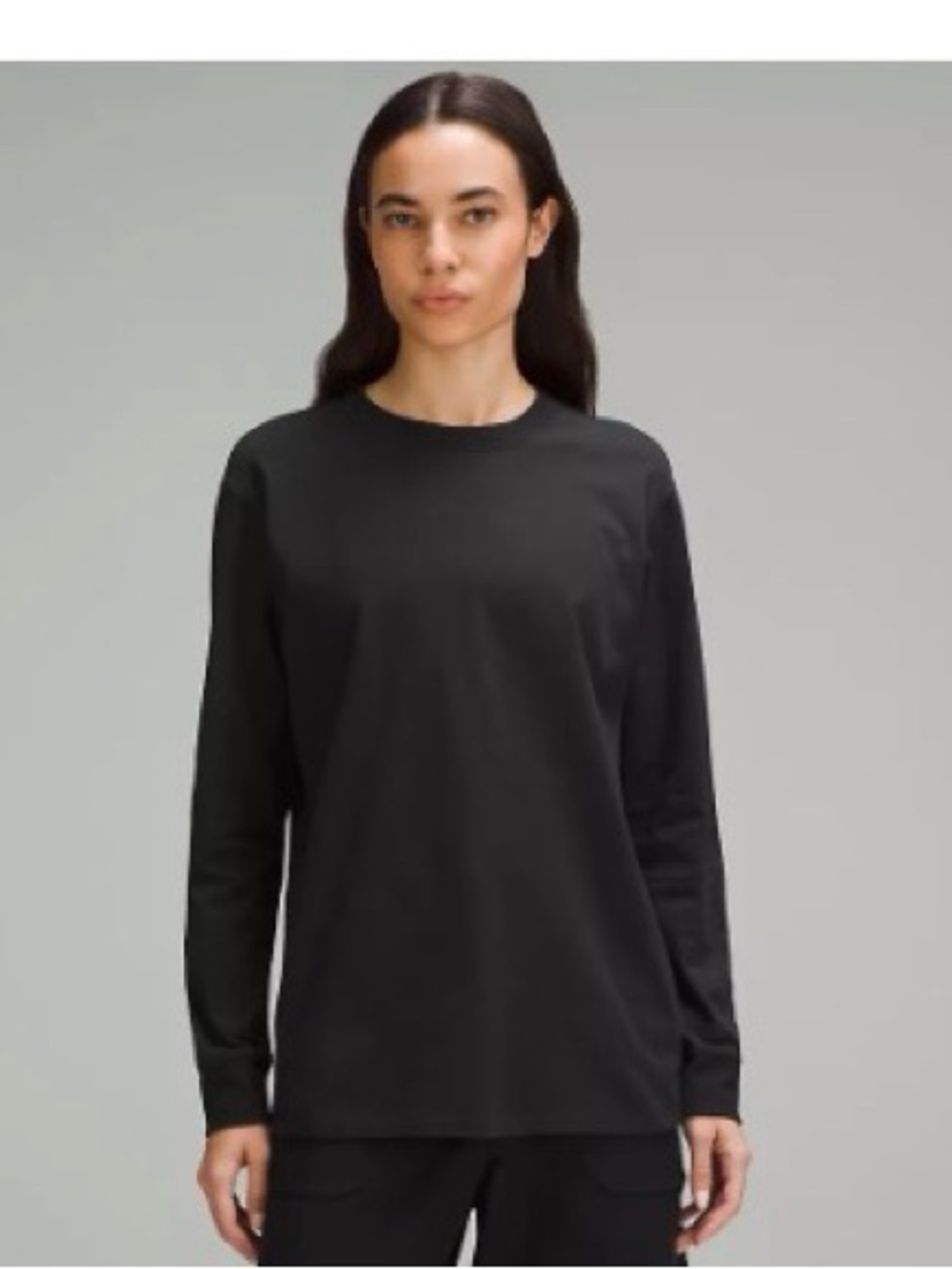 Lululemon Women's All Yours Heavt Weigh Long Sleeve Crewneck Top - Black